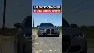 2023 BMW M3-Almost Crashes!! #bmw #m3 #crash