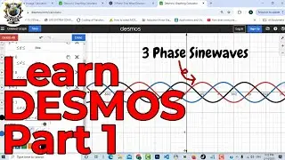 Learn the DESMOS online graphing software |Tutorial #1