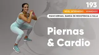 Pierna & Cardio 💦| ¡Rutina de pierna para mejorar el tono muscular!