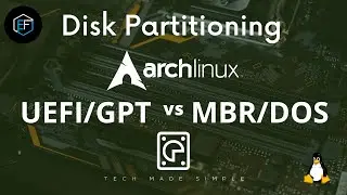 Arch Linux: выбор схемы разделов