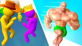 Giant Rush vs Muscle Rush |⭐🫷💥🫸⭐| Walkthrough Max Gameplay XZ5488