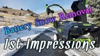 Greenworks Pro's 80-Volt 22-Inch Snow Blower: First Impressions