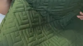 Olive Green Queen Size Quilt Bedding Sets with Pillow Shams, Boho Dark Sage Lightweight Soft Bedspre