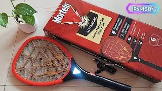 Mortein Advanced Anti-Mosquito Racquet| Mosquito Bat | Electric Fly Swatter| Mosquito Killer Racket