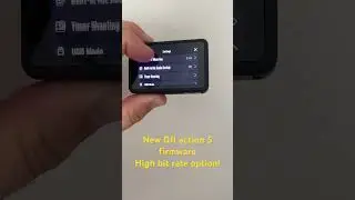 New DJI action 5 firmware update introduces high bitrate option!! #djiaction #dji