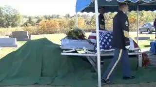 Billy Joe Carter funeral with full military honors - Oct 15 2010 - New Florence Mo