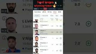 DC vs RCB D11 Team | #D11 #D11today match #dcvsrcb