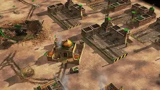 GLA Stealth + Nuke Aurora Green vs 7 USA Super - Command & Conquer Generals Apocalyptic