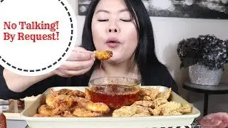 Shrimp with shell on and deep fried shrimp mukbang! No Talking!