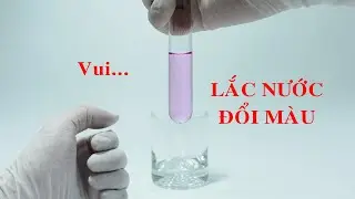 Fun chemistry: Color-changing water shaker