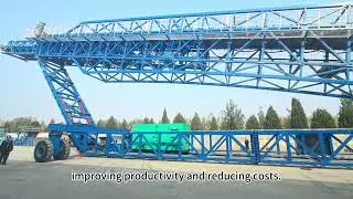 Mobile Shiploader, Radial Telescopic Ship Loader, Ship Loading Conveyor.