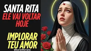 SANTA RITA ELE VAI VOLTAR HOJE E IMPLORAR PELO TEU AMOR!