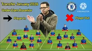 Chelsea Line Up Player In & Player Out Under Liam Rosenior Transfer Winter January 2026