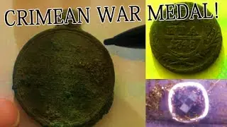Crimean War Medal, Earrings, Denga Coin in Incredible Condition and More on my Detecting Hunt