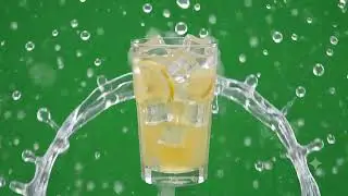 FREE Lemon Splash Green Screen Footage | Premiere Pro | Chroma Key | 1080P HD