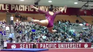 SPU GYMNASTICS: Kayla Chan floor exercise (Jan. 31, 2020)