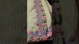 Linen Saree with Cutwork