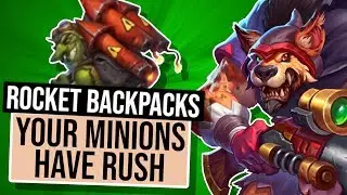 Getting Carried by ROCKET BACKPACKS! | Heist Ch. 5 | Rise of Shadows | Hearthstone