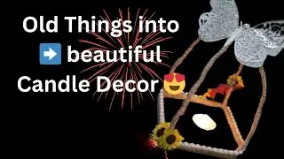 Candle Holder DIY ! Craft ideas 💡
