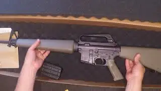 Brownells retro 601 rifle unboxing and first shots.