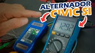 ALTERNADOR n&atilde;o CARREGA! Veja COMO TESTAR!! Honda Civic SI