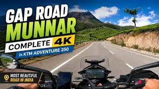 Road to Heaven on a KTM Adventure 250 - Gap Road Munnar Complete 4K Video Kerala Tourism #ktm #rider