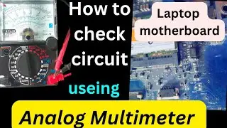 use of analog Multimeter in Urdu/Hindi