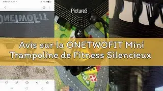 Avis sur la ONETWOFIT Mini Trampoline de Fitness Silencieux de 114,3 cm/121,9 cm/129,5 cm avec poign