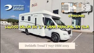 2023 Dethleffs Trend T 7057 DBM | Lujoso salón en L y cama principal en isla - CARAVANAS SANGAR