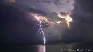 Sunset Lightning Darwin - Cox Peninsula 18 Dec, 2013