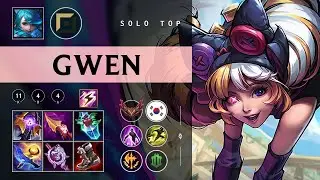 Gwen Top vs Rengar - KR Grandmaster Patch 26.02