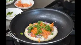 QUINOA UTTAPAM-Quinoa Indian Recipe-Healthy Quinoa Recipe-Quick and Simple Quinoa Recipe