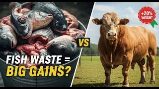 Cattle Gain 20% More Weight With Fish Waste
