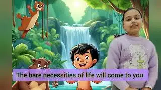 Look for the bear necessities | Kids Song |Jungle book | School Talent Show #shorts #kids #grade1 