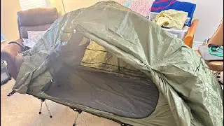 Night Cat Camping Cot Tent   Waterproof 1 Person Off Ground Combo Cot Bed for Adults Portable Easy