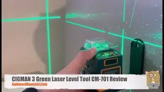 CIGMAN 3 Green Laser Level Tool CM-701 Review