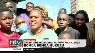 'Wanataka tuende wapi' Wakazi wa Mukuru Kwa Njenga walalamika baada ya bomoa boma za majengo