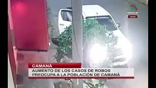 AUMENTO DE LOS CASOS DE ROBOS PREOCUPA A LA POBLACIÓN DE CAMANÁ - #camana  - #denunciaciudadana
