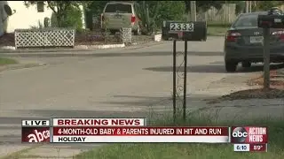Hit and run accident in Holiday