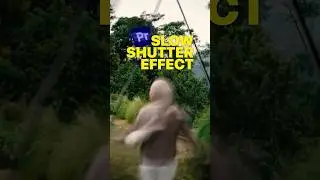 The easiest way to create a SLOW SHUTTER EFFECT  in Premiere Pro #slowshutter #premierepro