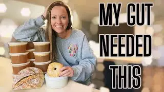 Gut Healing Food Prep | Sourdough Bagels, Bone Broth & More