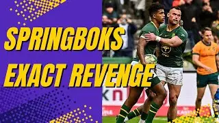 Wallabies 22&ndash;30 Springboks: Pollard&rsquo;s Boot vs Australia&rsquo;s Breaks | Match Reaction