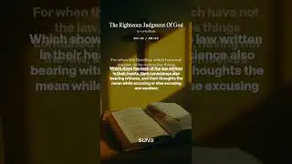 Romans 2 - The Righteous Judgment Of God