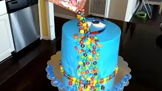 Decoracion de pastel m&m's/m&m's cake