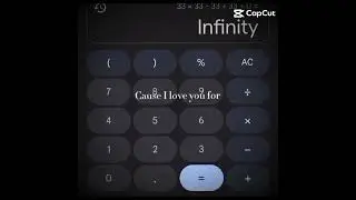 i love you infinity oh oh oh oh