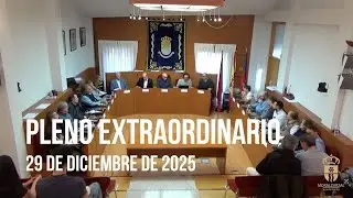 Pleno extraordinario 29/12/2025