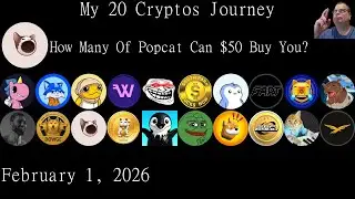 Bull Run 2026? My Crypto Journey With Keycat,Pepe,Moodeng,Worthless... 2026/02/01 // Steve McGrath