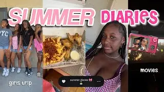 SUMMER DIARIES 🌸 GIRLS TRIP EDITION | movie date + shopping vlog