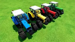 LOADER OF COLORS ! TRANSPORTING & GRASS MOWING with ZETOR TRACTORS ! Farming Simulator 22
