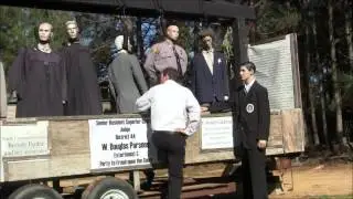 President Obama Visits The Hanging in Effigy